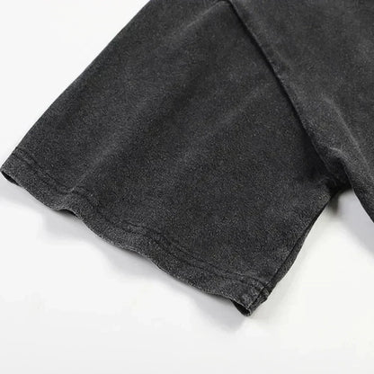 Summer Jesus Christian Forgive Them Father Vintage Washed T-shirts Men Women Fashion Cotton Short Sleeves  T Shirts Streetwear