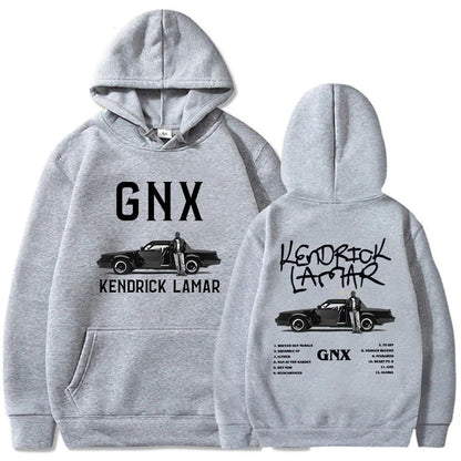 2025 GNX Album Printed Hoodie Kendrick Lamar Rapper Rock Style Men's Sweatshirt Street Long-sleeved Cotton Hooded Pullover