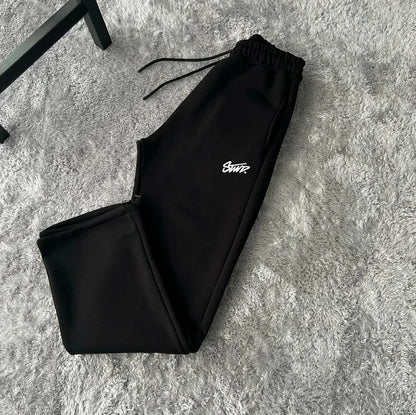 American high street punk hip-hop dollar logo embroidered sportswear men set Y2K new Gothic top hoodie couple casual sportswear