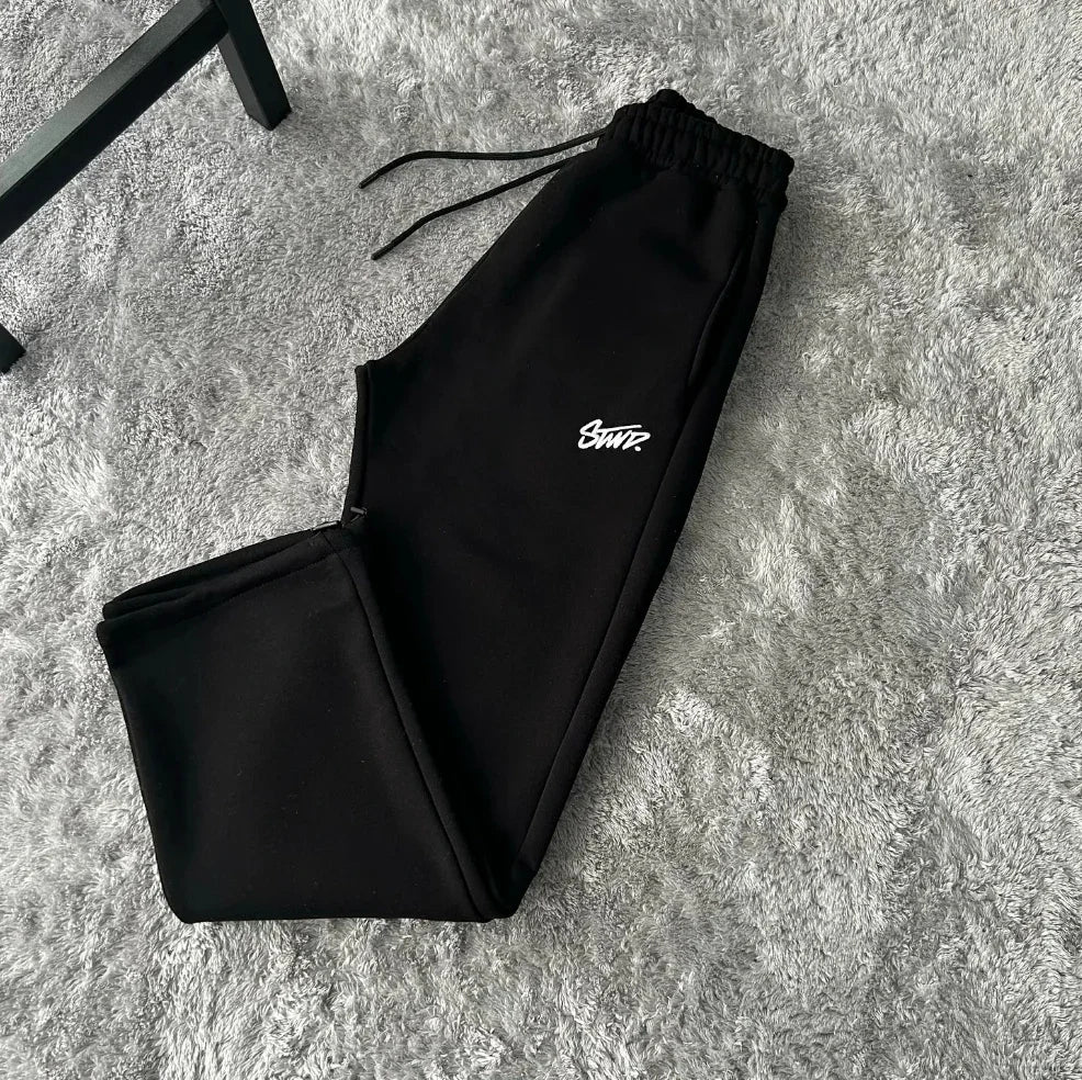 American high street punk hip-hop dollar logo embroidered sportswear men set Y2K new Gothic top hoodie couple casual sportswear