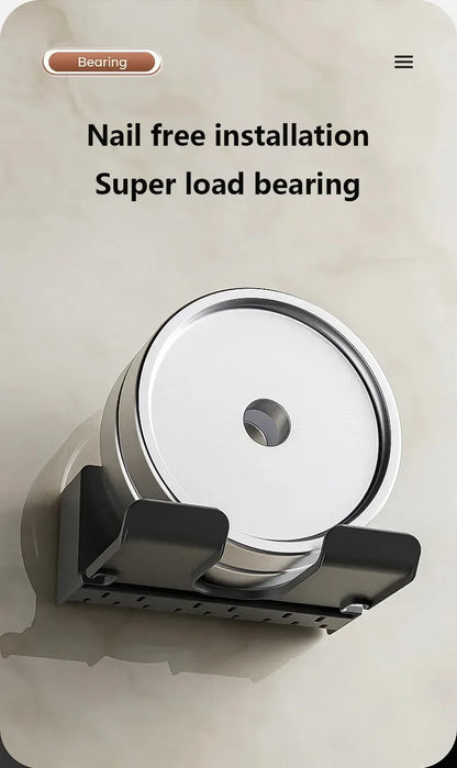 Hair Dryer Holder Wall Dryer Cradle Straightener Stand Hairdryer Organizer Box Toilet Blower Holder Shelf Bathroom Accessories