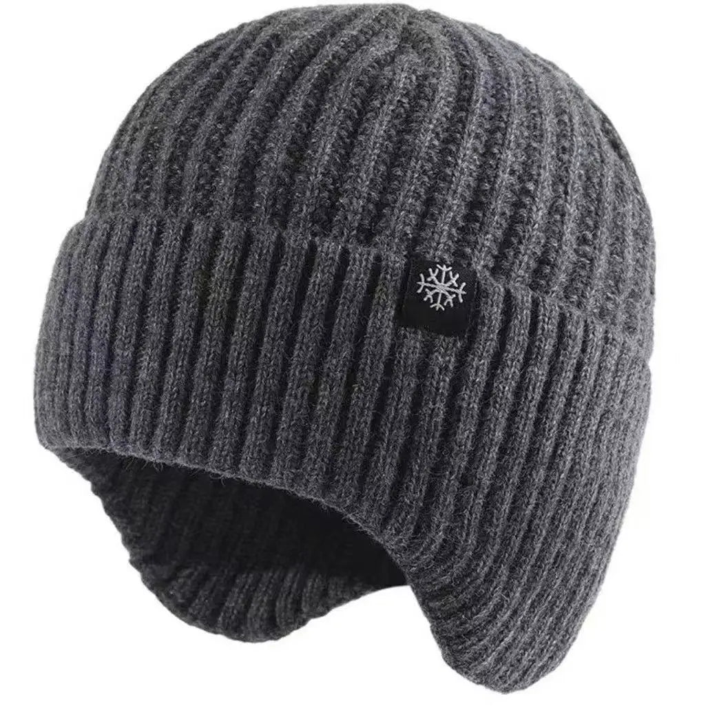 1PCS Men's Autumn/Winter Fashion Versatile Warm Hat Acrylic Letter Embroidered Knitted Hat Comfortable Hip Hop Hat