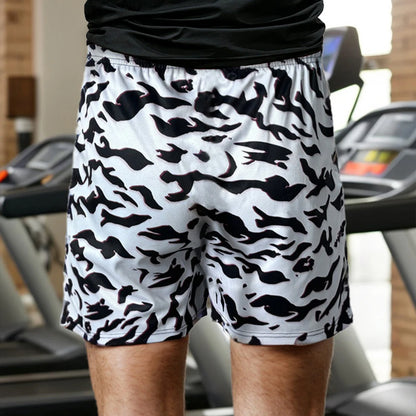 Anime Running Shorts Men Gym Sports Shorts Quick Dry Workout Training Gym Fitness Jogging Short Pants Summer Men Shorts