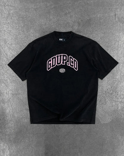 High Street Harajuku Letter Print Oversized T-shirt Men Hip Hop Retro Casual Streetwear Women Summer Cotton Round Collar Top