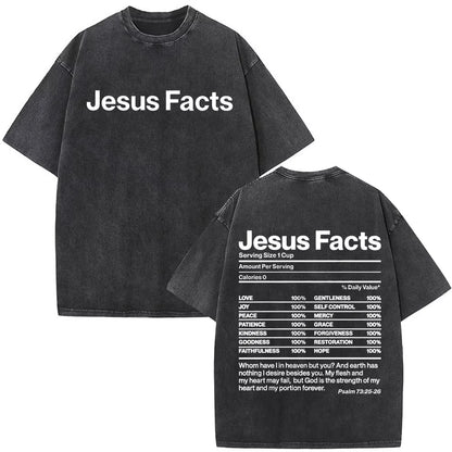 Summer Jesus Christian Forgive Them Father Vintage Washed T-shirts Men Women Fashion Cotton Short Sleeves  T Shirts Streetwear