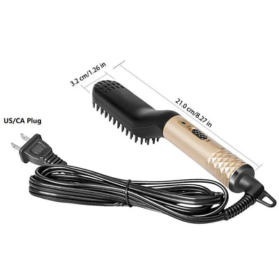 Electric Beard Heated Brush Kit Hair Straightener Straightening Men Quick Styler  Beard Comb Electric Comb For Hair