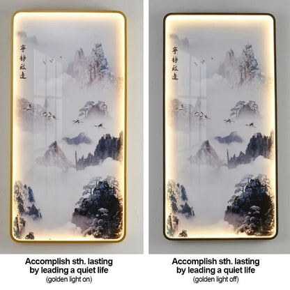 VIOLET Modern Picture Wall Light LED Chinese Creative Simple Mural Sconce Lamp For Home Living Room Study Corridor Decor