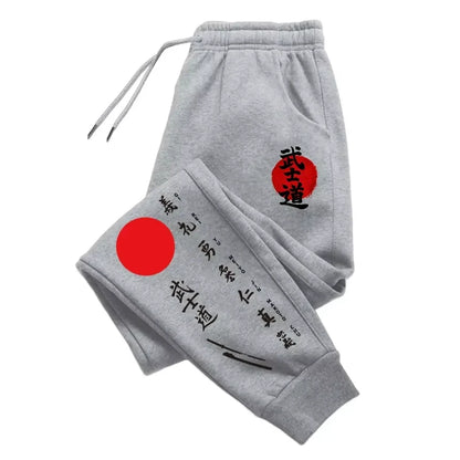 Japan Bushido Print Sweatpants 2025 Brand New Men's Casual Sporty Jogger Pants Male Home Outdoor Comfort Versatile Soft Trousers