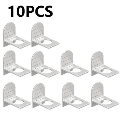 Metal Self-Adhesive Shampoo Bottle Shelf Free of Punch Shower Gel  Liquid Bottle Holder Bathroom Shelf Organizer Hook Shelves