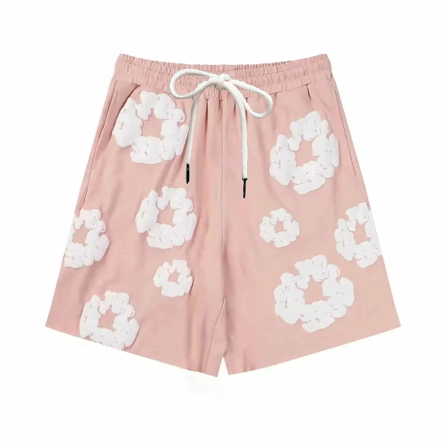 2025 Summer New American Flower Printed Men Women Board Shorts Quick Dry Beach Swiming Shorts Hip Hop Short Pants Beach Clothes